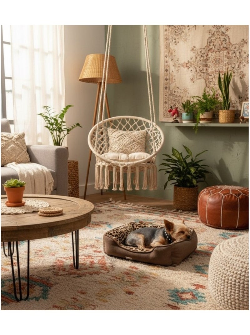 Mon Ami Luki  Panier LÉOPARD antidérapant et confortable Marron - Kiabi