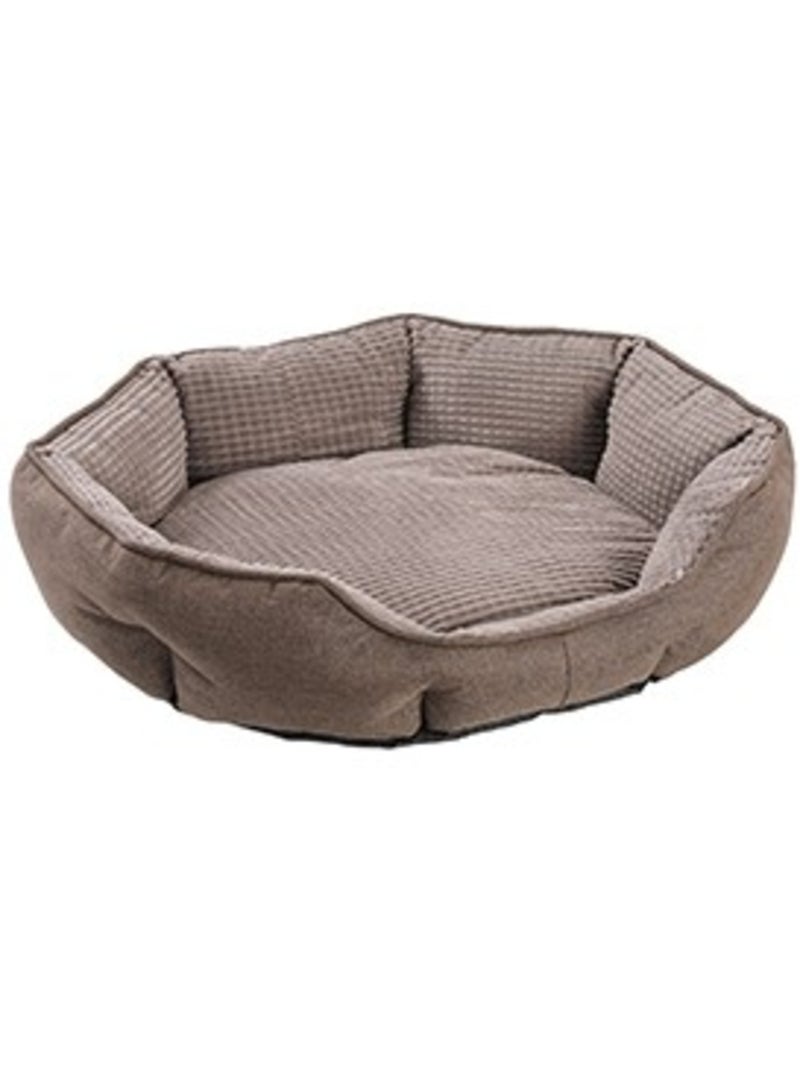Mon Ami Luki  Panier ovale toucher soft antiderapant Marron - Kiabi