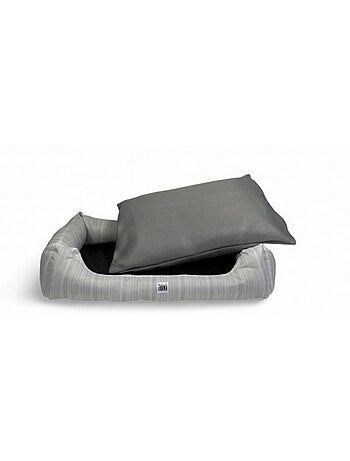 Mon Ami Luki Panier rectangle AIRFLOW maille aérée, déparlant, respirant chien moyen