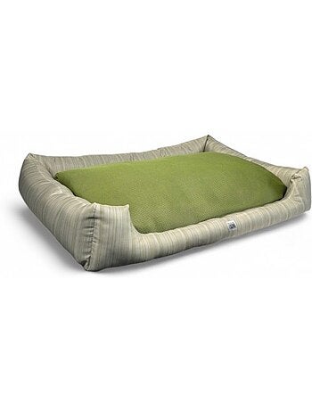 Mon Ami Luki Panier rectangle AIRFLOW maille aérée, déparlant, respirant chien moyen