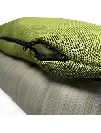 Mon Ami Luki Panier rectangle AIRFLOW maille aérée, déparlant, respirant chien moyen