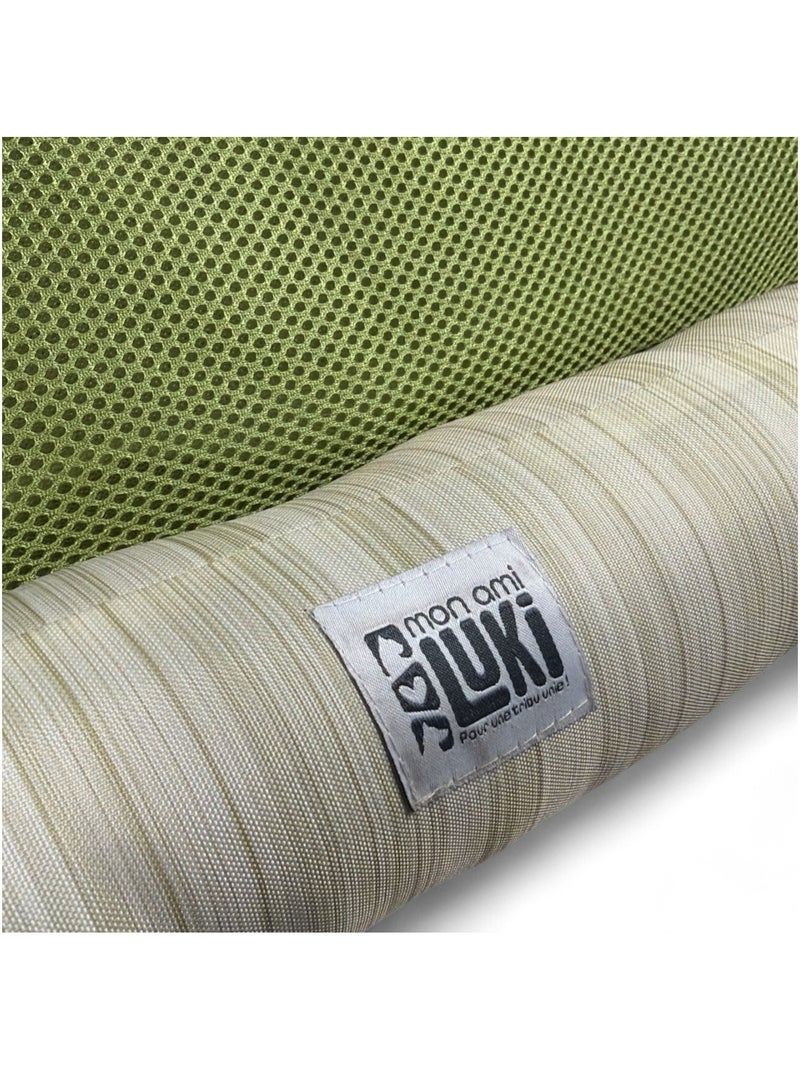 Mon Ami Luki  Panier rectangle AIRFOW maille aérée, déparlant, respirant  chien moyen Vert - Kiabi