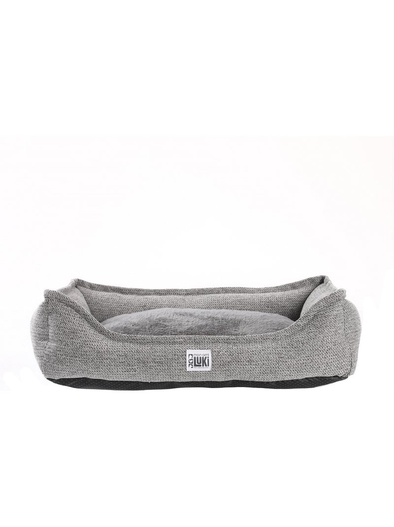 Mon Ami Luki  Panier rectangle  antiderapant Gris Gris - Kiabi