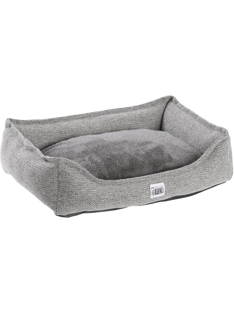 Mon Ami Luki  Panier rectangle  antiderapant Gris Gris - Kiabi