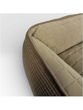 Mon Ami Luki Panier rectangle FRESHBED couchage été microfibre douce petit chien