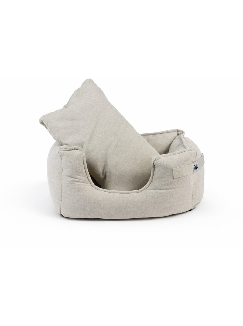 Mon Ami Luki  Panier rectangulaire antidérapant déhoussable Beige - Kiabi