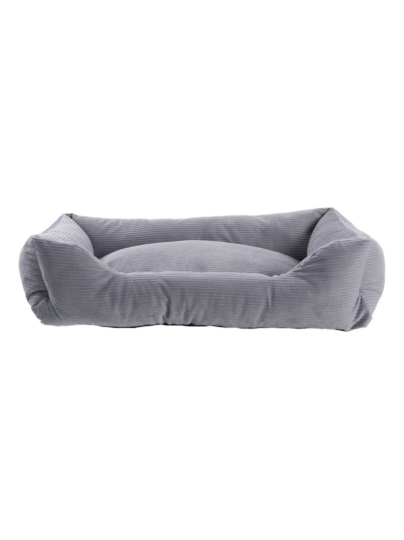 Mon Ami Luki  Panier rectangulaire antiderapant Gris Gris - Kiabi