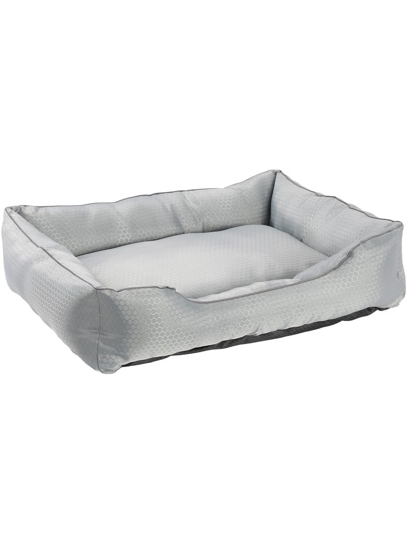 Mon Ami Luki  Panier rectangulaire impermeable et antiderapant Argent - Kiabi