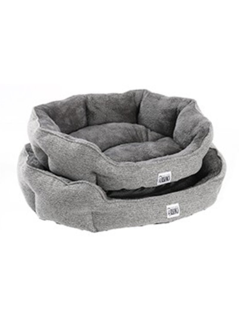Mon Ami Luki  Panier rond  antiderapant Gris Gris - Kiabi