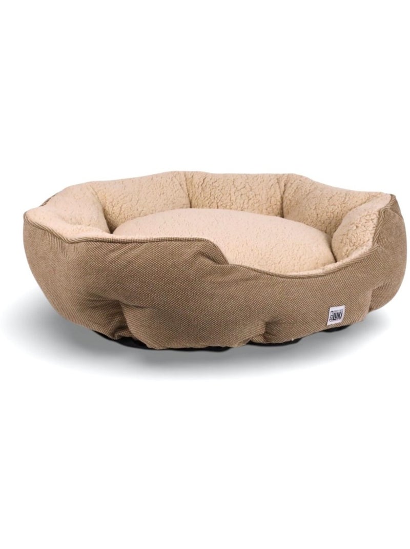 Mon Ami Luki  Panier rond antidérapant tissuscoussin mouton Beige - Kiabi