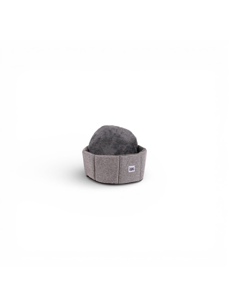 Mon Ami Luki  Panier rond  mousse  antiderapant Gris Gris - Kiabi