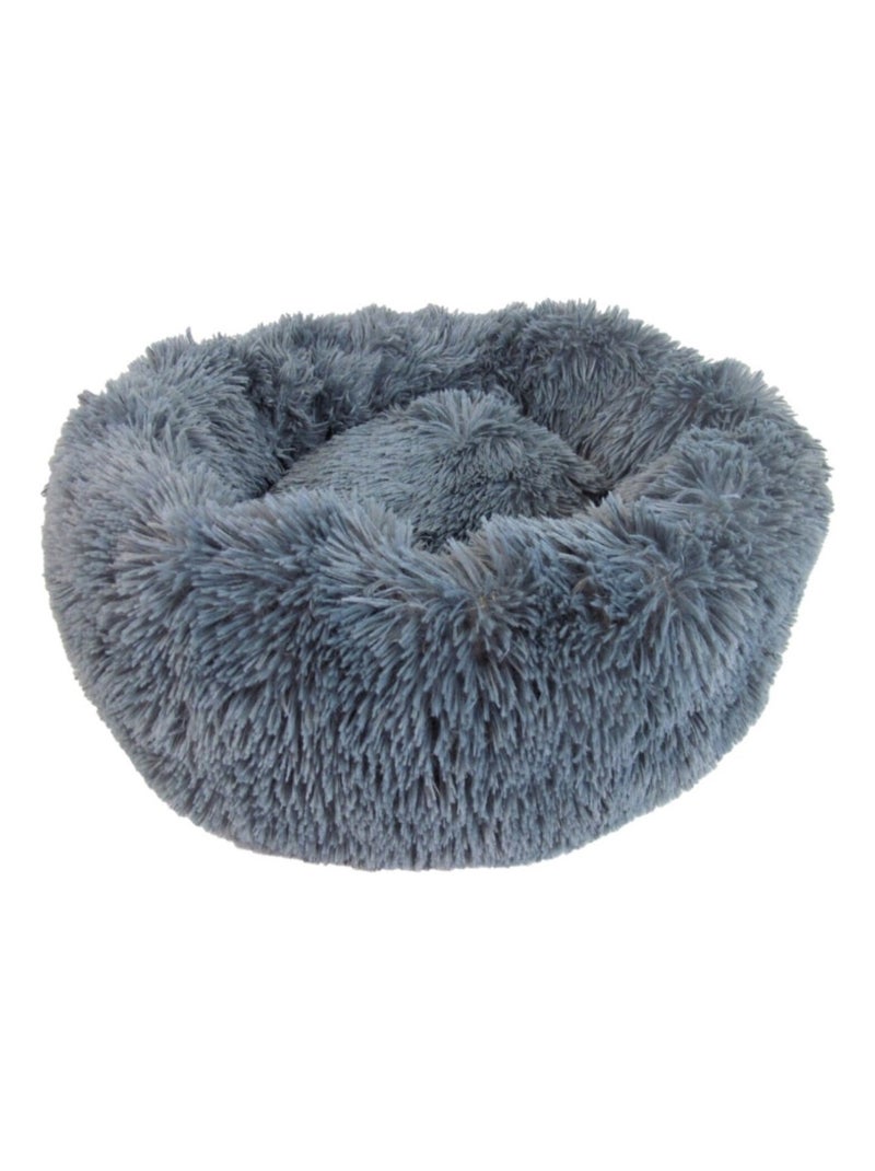Mon Ami Luki  PANIER TISSUS BOUCLÉ CONFORT Noir Gris anthracite - Kiabi