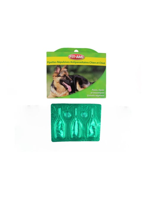 Mon Ami Luki  Pipette insectifuge chien x3 - Kiabi