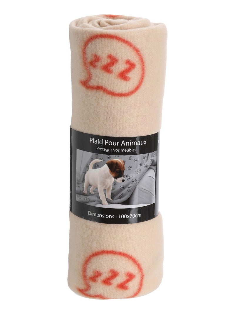 Mon Ami Luki  Plaid imprime Beige - Kiabi