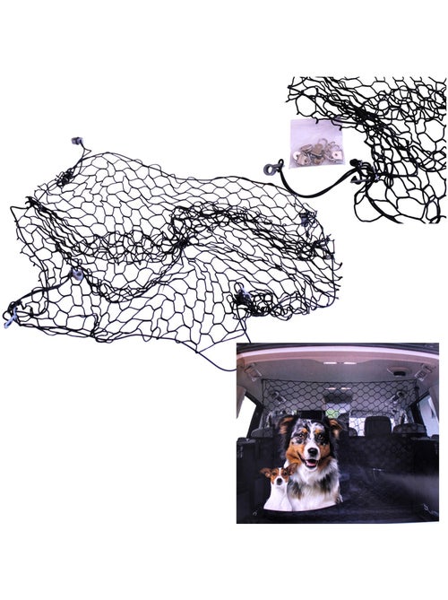 Mon Ami Luki  Protection voiture animaux filet arrière - Kiabi