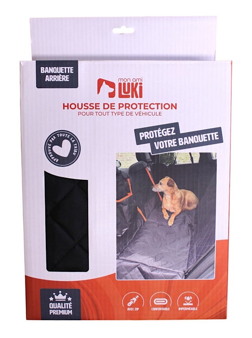 Mon Ami Luki  Protection voiture animaux premium arriere integral impermeable - Kiabi