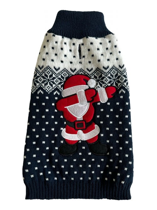 Mon Ami Luki  Pull noel brode père noelpour chien deguisement tricote  festif - Kiabi