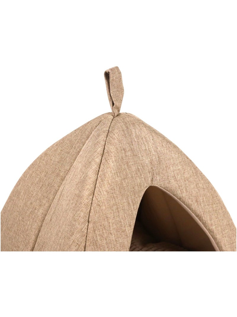 Mon Ami Luki  Refuge antidérapant  bimatière doux  chat & petit chien Beige - Kiabi