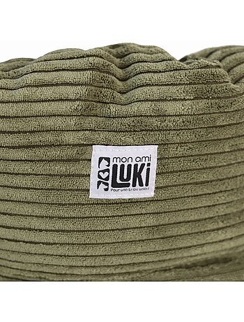 Mon Ami Luki Refuge forme pantoufle antiderapant velours cotele