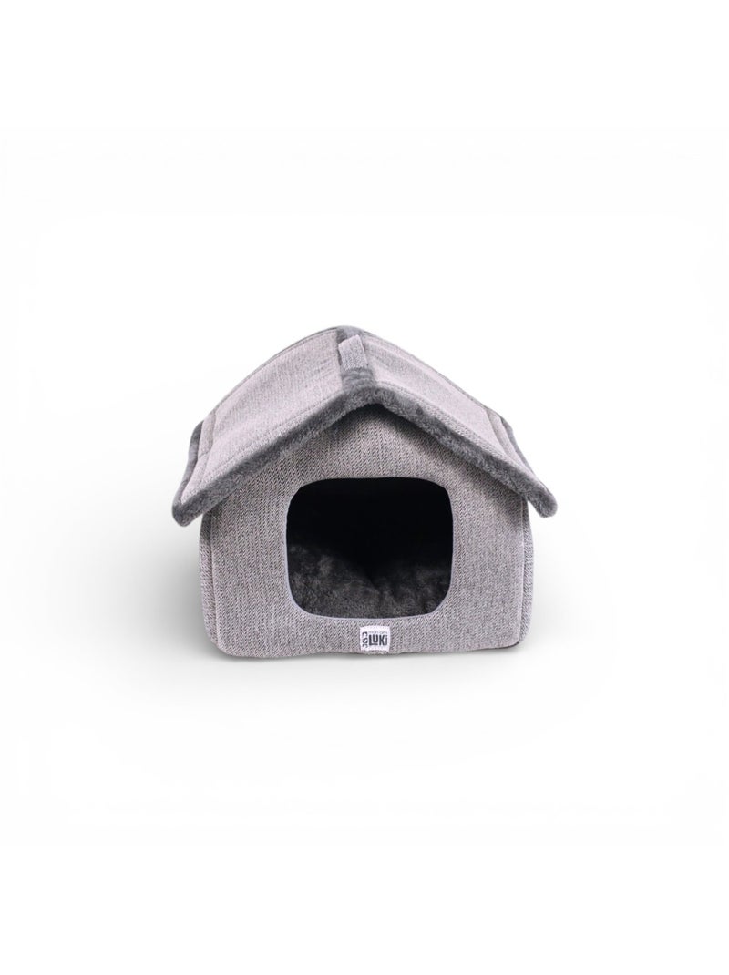 Mon Ami Luki  Refuge LINES  bimatière  antidérapant  chat et petit chien Bleu - Kiabi