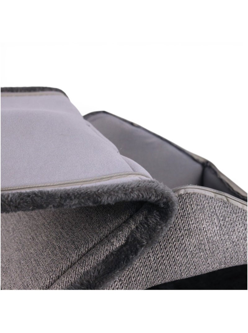 Mon Ami Luki  Refuge LINES  bimatière  antidérapant  chat et petit chien Bleu - Kiabi