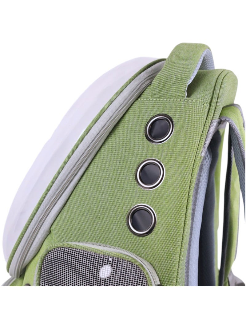 Mon Ami Luki  Sac à dos transport bulle chien & chat Kaki - Kiabi