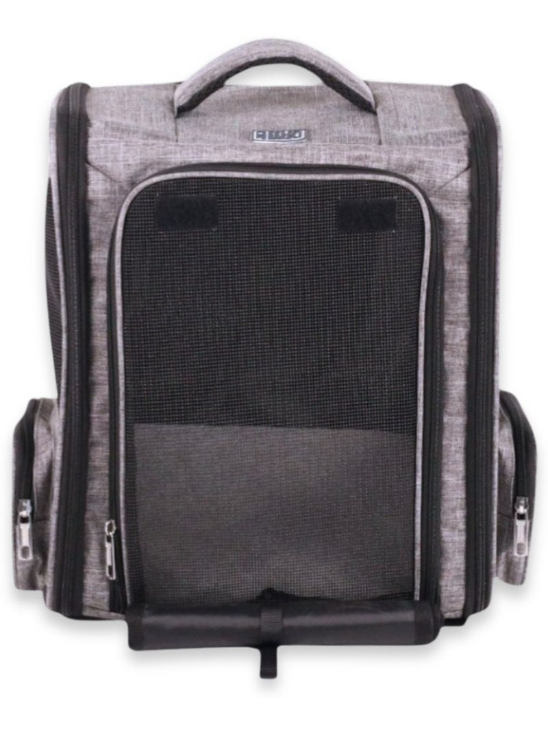 Mon Ami Luki  Sac à dos transport premium chien & chat Noir Noir - Kiabi