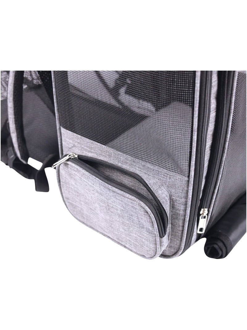 Mon Ami Luki  Sac à dos transport premium chien & chat Noir Noir - Kiabi