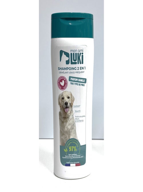 Mon Ami Luki  Shampoing 2 en 1 chiens à usage fréquent très doux vanille - Kiabi