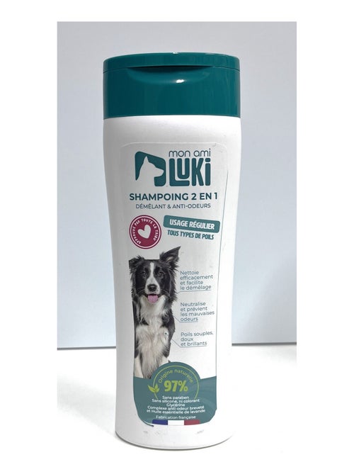 Mon Ami Luki  SHAMPOING 2 EN 1 CHIENS ANTIODEURS - Kiabi