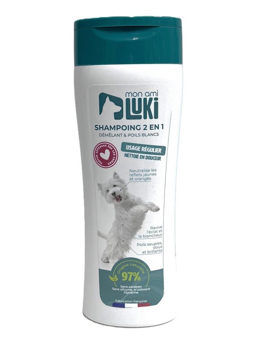 Mon Ami Luki  Shampoing 2 en 1 chiens spécial poils - Kiabi