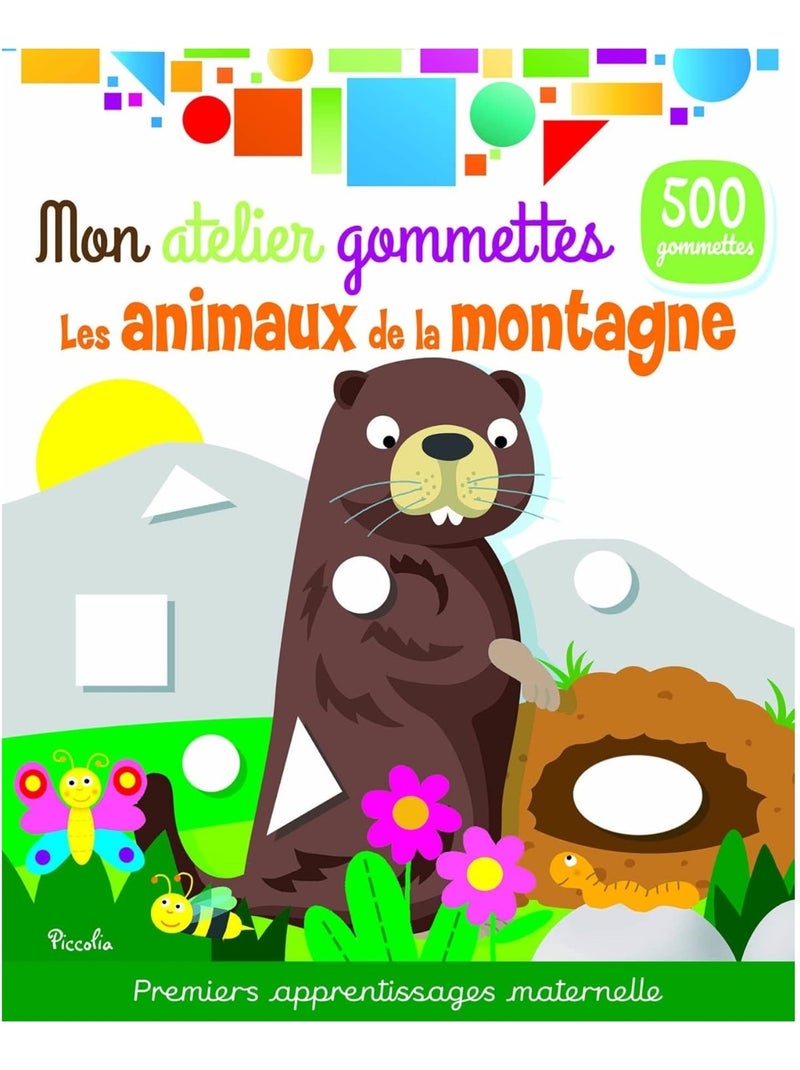 Mon atelier gommettes Les animaux de la montagne N/A - Kiabi