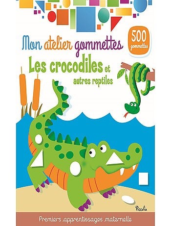Mon atelier gommettes les crocodiles