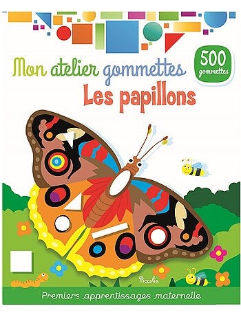 Mon atelier gommettes les papillons