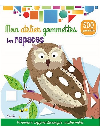 Mon atelier gommettes les rapaces