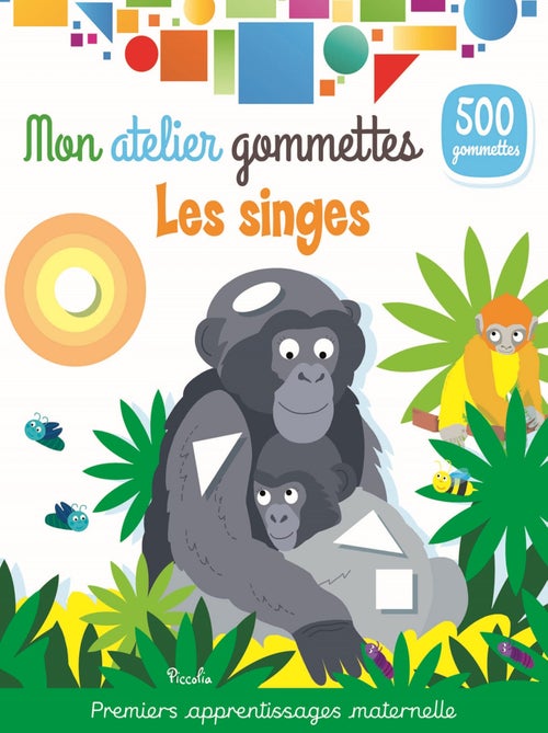 Mon atelier gommettes Les singes - Kiabi