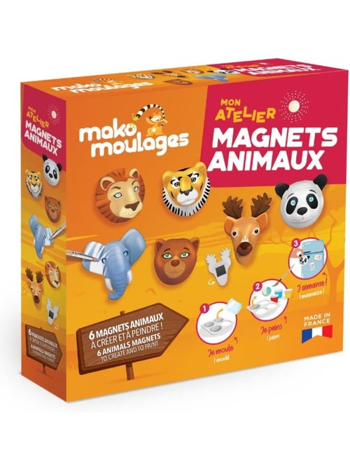 Mon atelier moulage Magnets Animaux - Kiabi