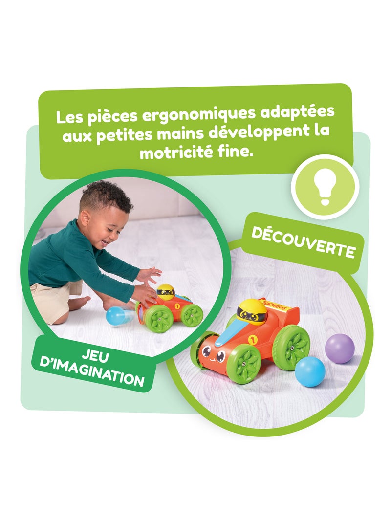 Mon bolide fun pop -  voiture de course unique qui fait bouger les tout-petits ! N/A - Kiabi