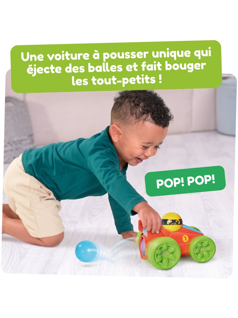 Mon bolide fun pop -  voiture de course unique qui fait bouger les tout-petits ! N/A - Kiabi