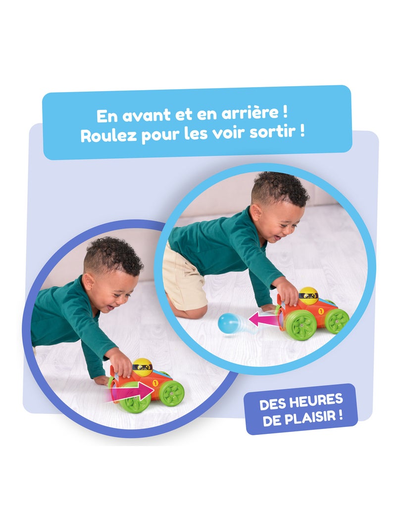 Mon bolide fun pop -  voiture de course unique qui fait bouger les tout-petits ! N/A - Kiabi