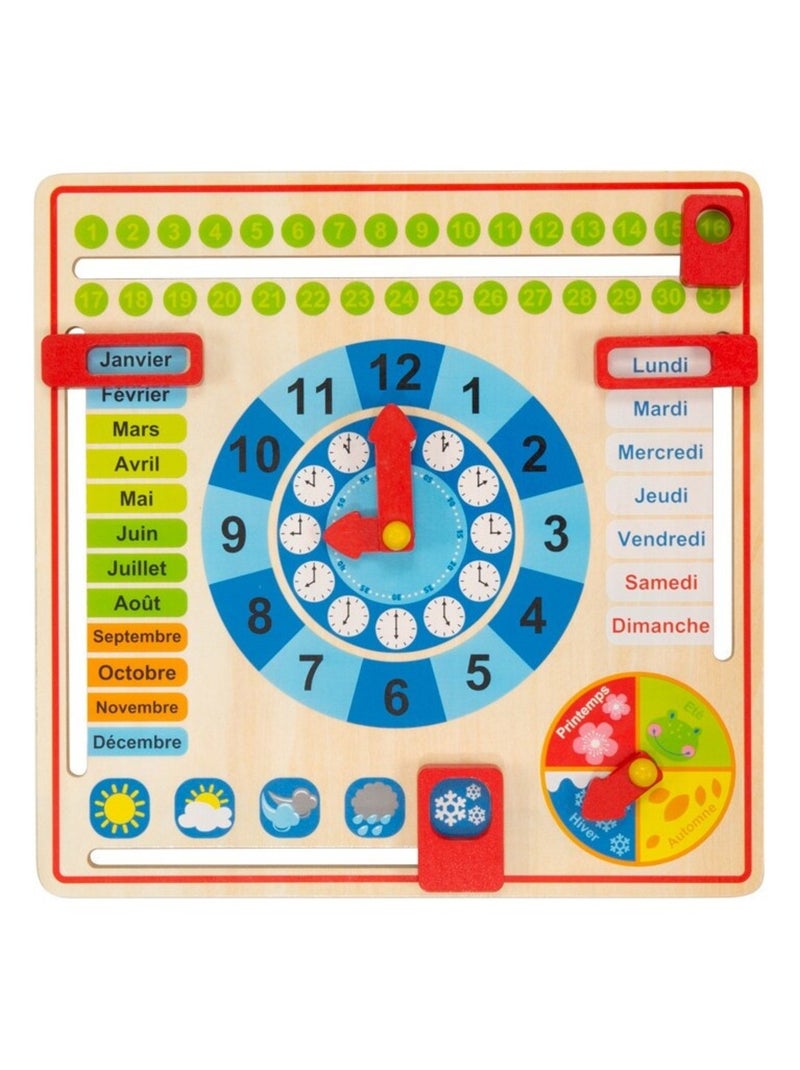 Mon Calendrier En Bois - Wdk Partner Multicolore - Kiabi