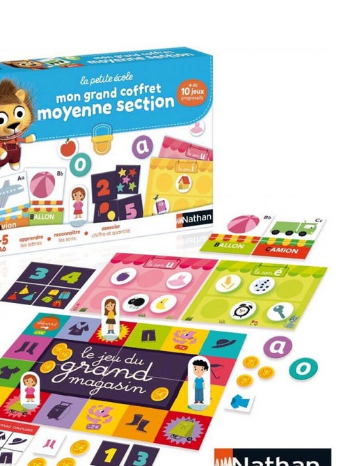 Mon grand coffret moyenne section : La petite école - Kiabi