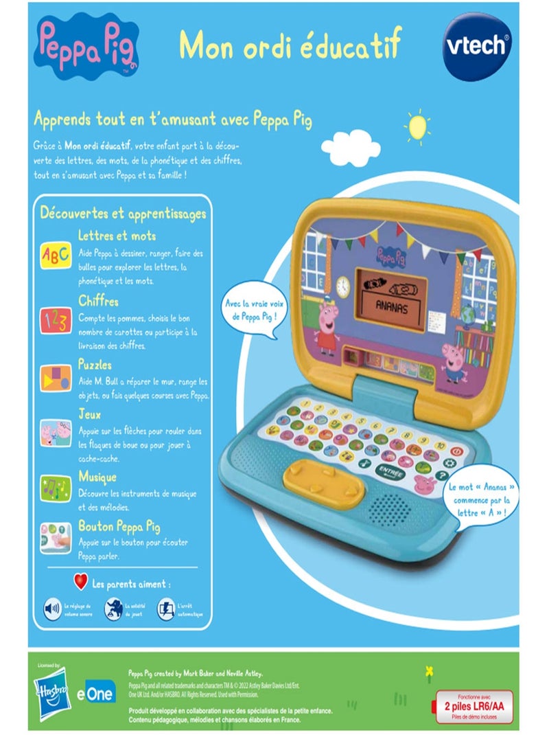 Mon ordinateur éducatif Peppa Pig Multicolore - Kiabi
