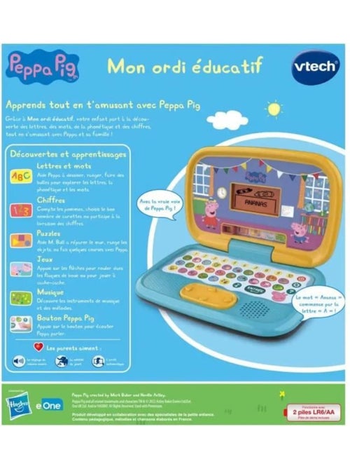 Mon ordinateur éducatif Peppa Pig - Kiabi
