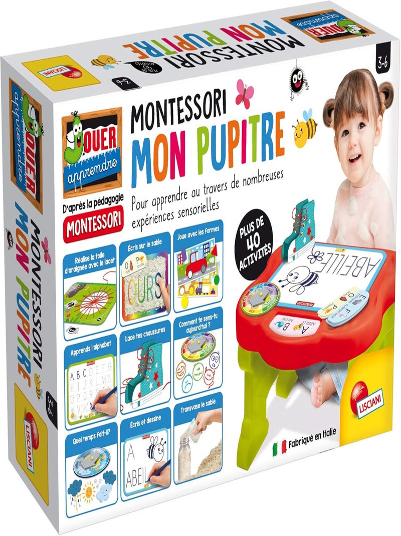 Mon Premier Bureau éducatif Montessori - Lisciani Multicolore - Kiabi