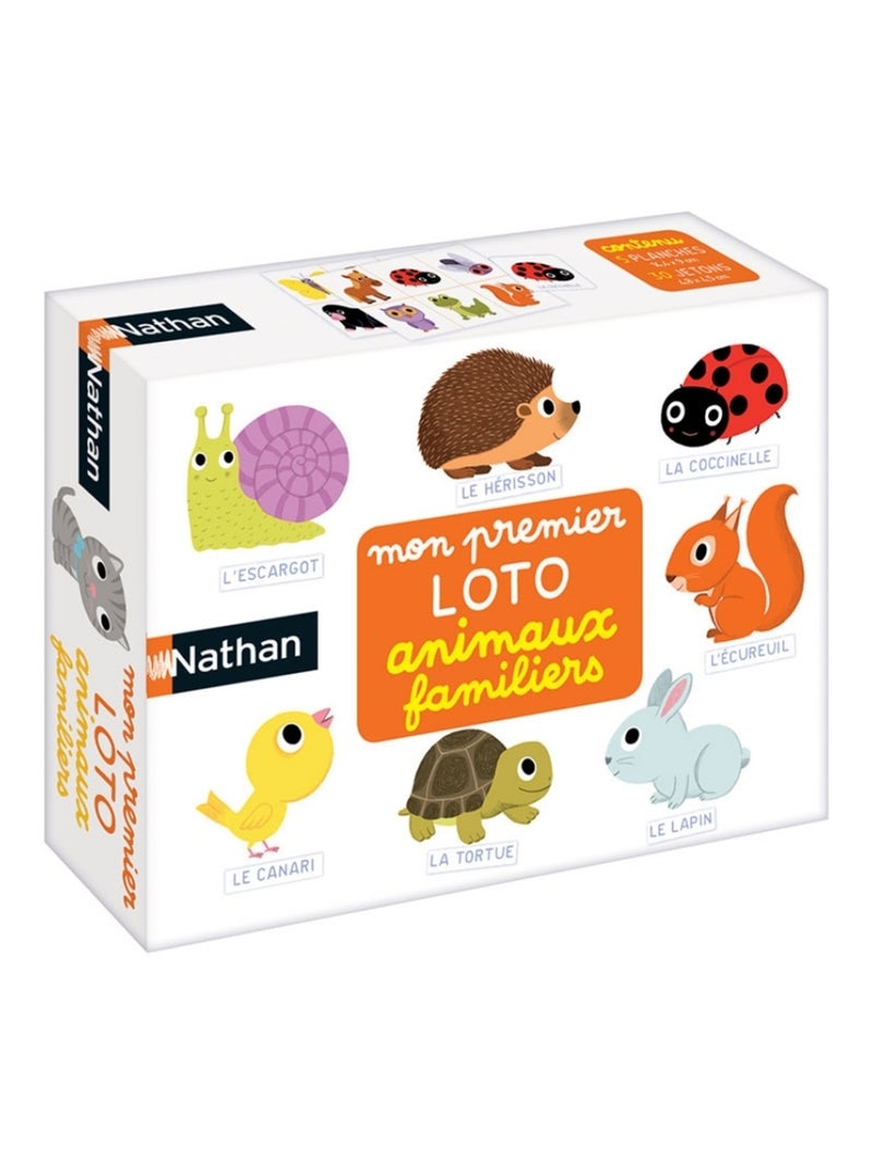 Mon premier loto Animaux familiers Orange - Kiabi