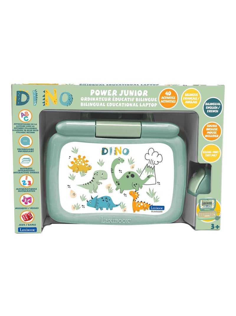 Mon premier ordinateur éducatif bilingue dinosaure (en/fr) Vert - Kiabi