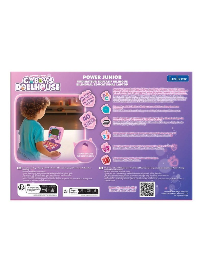 Mon premier ordinateur éducatif Gabby et la Maison Magique (EN/FR) Rose - Kiabi