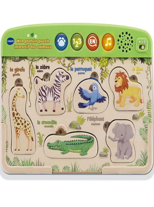 Mon premier puzzle interactif des animaux - Kiabi
