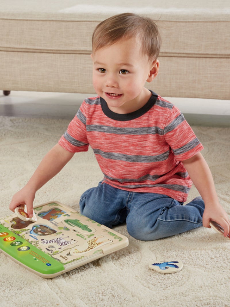 Mon premier puzzle interactif des animaux N/A - Kiabi